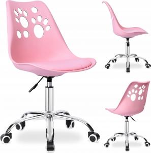Krzesło biurowe DWM Grover Różowe 1