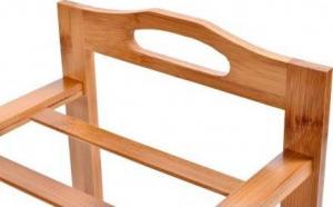 DWM BAMBUSOWY REGAŁ NA BUTY 3 PÓŁKI 3