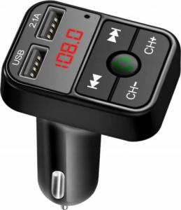 Transmiter FM Retoo TRANSMITER FM BLUETOOTH ŁADOWARKA MP3 2xUSB SD LCD 12