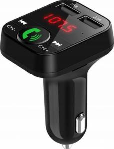 Transmiter FM Retoo TRANSMITER FM BLUETOOTH ŁADOWARKA MP3 2xUSB SD LCD 2