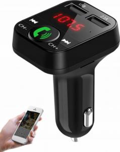 Transmiter FM Retoo TRANSMITER FM BLUETOOTH ŁADOWARKA MP3 2xUSB SD LCD 10