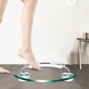 Waga łazienkowa Retoo WAGA ŁAZIENKOWA SCALE ELEKTRONICZNA SZKLANA LCD KG 7