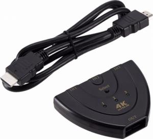 Retoo SWITCH PRZEŁĄCZNIK HDMI 3w1 FULL HD 4K ROZDZIELACZ 15