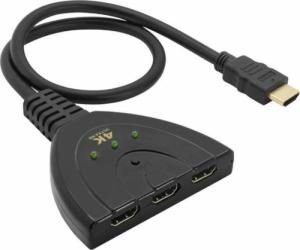 Retoo SWITCH PRZEŁĄCZNIK HDMI 3w1 FULL HD 4K ROZDZIELACZ 9