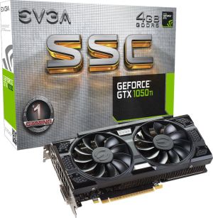 Karta graficzna EVGA GeForce GTX 1050 Ti SSC Gaming ACX 3.0 4GB GDDR5 (128 Bit) HDMI, DVI-D, DP, BOX (04G-P4-6255-KR) 1