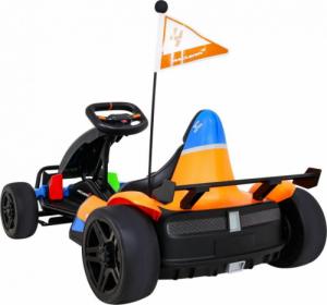 DWM POJAZD GOKART MCLAREN DRIFT POMARAŃCZOWY 5