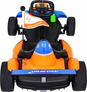 DWM POJAZD GOKART MCLAREN DRIFT POMARAŃCZOWY 7