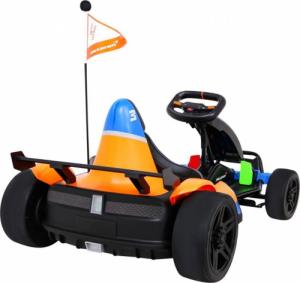 DWM POJAZD GOKART MCLAREN DRIFT POMARAŃCZOWY 8