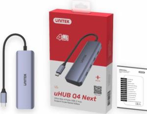 HUB USB Unitek 4x USB-C  + 3.1 Gen1 (H1107K) 2