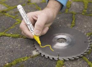 PICA Marker Olejowy Znacznik Farba Niebieski 524/41 3