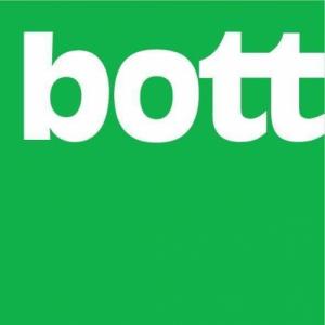 Bott Plyta otworowa 1486x457 mm, niebieska RAL 5010 2