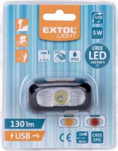 Latarka czołowa Extol Latarka czołowa LED akumulator 1200 mAh 5W 130 lm Extol 3