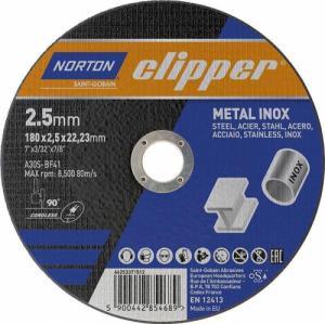 Norton Clipper Tarcza do cięcia metali i Inox 1