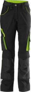 FORTIS spodnie robocze damskie 24, czarne/ cytrynowo-zielone rozmiar 42 1