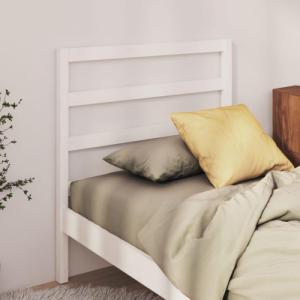 vidaXL vidaXL Wezgłowie łóżka, białe, 96x4x100 cm, lite drewno sosnowe 1