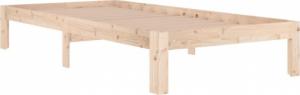 vidaXL Rama łóżka, lite drewno, 90x190 cm, pojedyncza 3