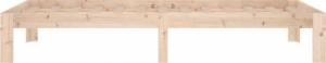 vidaXL Rama łóżka, lite drewno, 90x190 cm, pojedyncza 5
