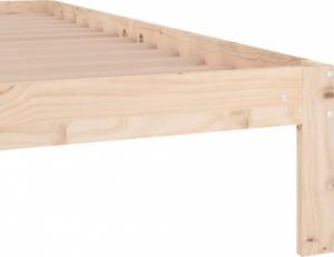 vidaXL Rama łóżka, lite drewno, 90x190 cm, pojedyncza 6