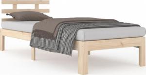 vidaXL vidaXL Rama łóżka, lite drewno, 100 x 200 cm 2