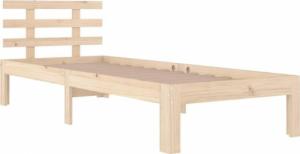 vidaXL vidaXL Rama łóżka, lite drewno, 100 x 200 cm 3