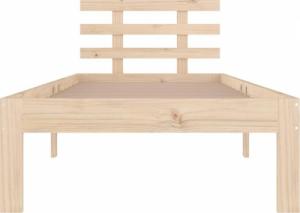 vidaXL vidaXL Rama łóżka, lite drewno, 100 x 200 cm 4