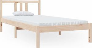 vidaXL vidaXL Rama łóżka, lite drewno, 90x190 cm, pojedyncza 2