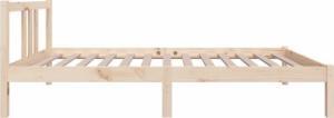 vidaXL vidaXL Rama łóżka, lite drewno, 90x190 cm, pojedyncza 5