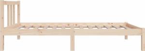 vidaXL Rama łóżka, lite drewno, 75x190 cm, pojedyncza 5