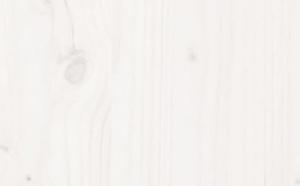 vidaXL vidaXL Rama łóżka, biała, lite drewno sosnowe, 90 x 200 cm 3