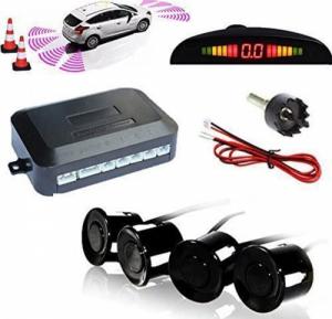 Retoo 4 CZUJNIKI PARKOWANIA COFANIA LED LCD PRZÓD TYŁ 15