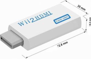 Retoo Adapter Wii do HDMI 1080p 16