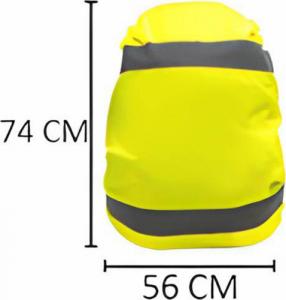 Retoo POKROWIEC ODBLASKOWY WODOODPORNY NA PLECAK 20L 16