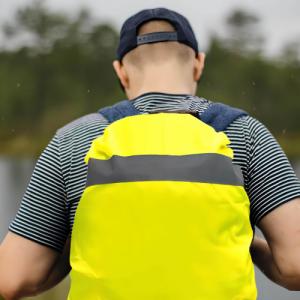 Retoo POKROWIEC ODBLASKOWY WODOODPORNY NA PLECAK 20L 4