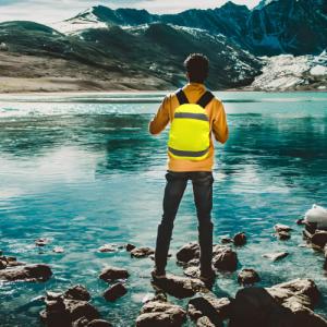 Retoo POKROWIEC ODBLASKOWY WODOODPORNY NA PLECAK 20L 9