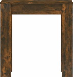 vidaXL Stół jadalniany, przydymiony dąb, 140x74,5x76 cm 4