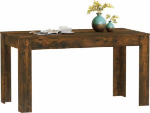 vidaXL Stół jadalniany, przydymiony dąb, 140x74,5x76 cm 6