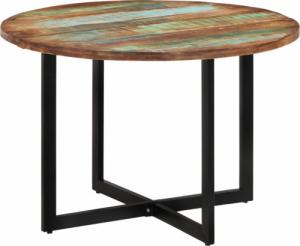 vidaXL vidaXL Stół do jadalni, 110x75 cm, lite drewno z odzysku 8