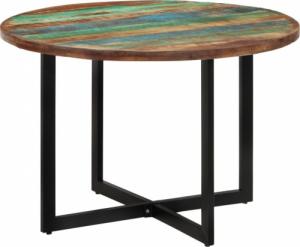 vidaXL vidaXL Stół do jadalni, 110x75 cm, lite drewno z odzysku 9