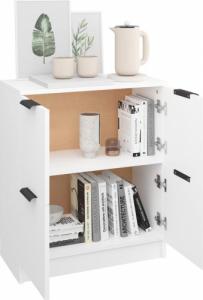 vidaXL Komoda, biała, 60x30x70 cm, materiał drewnopochodny 4