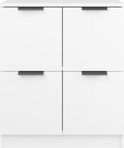 vidaXL Komoda, biała, 60x30x70 cm, materiał drewnopochodny 5