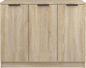 vidaXL Komoda, dąb sonoma, 90,5x30x70 cm 5