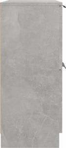 vidaXL Komoda, szarość betonu, 60x30x70 cm 6