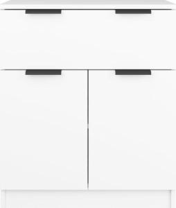 vidaXL vidaXL Komoda, biała, 60x30x70 cm, materiał drewnopochodny 5