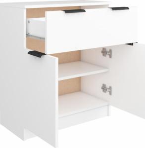 vidaXL vidaXL Komoda, biała, 60x30x70 cm, materiał drewnopochodny 7