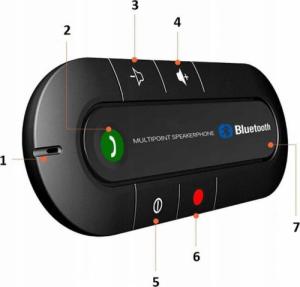 Zestaw głośnomówiący Retoo Multipoint 4.1 Czarny  (M012) 15