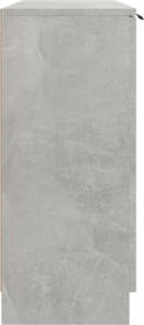 vidaXL vidaXL Komoda, szarość betonu, 90,5x30x70 cm, materiał drewnopochodny 6