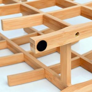 DWM STOJAK NA WINO BAMBUSOWY 6