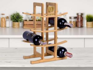 DWM STOJAK NA WINO BAMBUSOWY 7