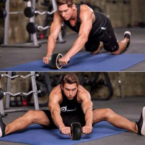 Retoo KÓŁKO ROLLER DO ĆWICZEŃ MIĘŚNI BRZUCHA AB WHEEL 4