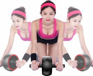 Retoo KÓŁKO ROLLER DO ĆWICZEŃ MIĘŚNI BRZUCHA AB WHEEL 8